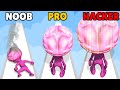 NOOB vs PRO vs HACKER in Brain Rush 3D