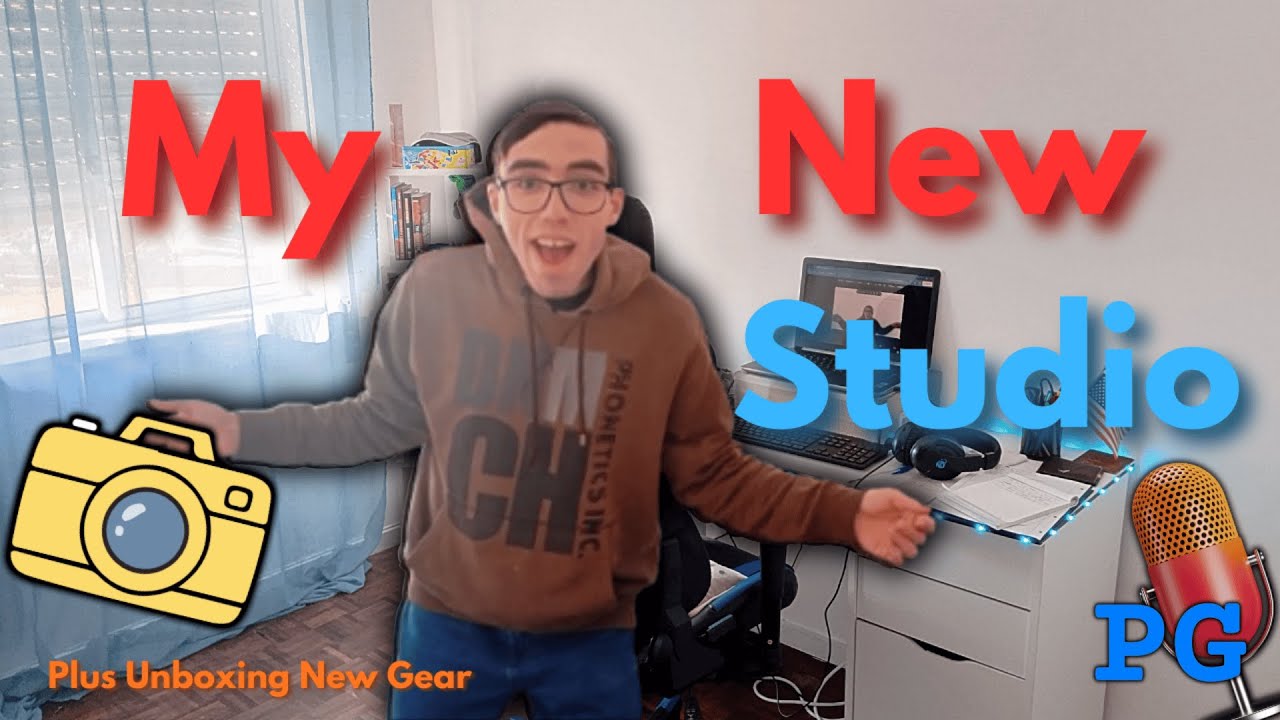 My New Studio (Plus Unboxing New Gear) - PG