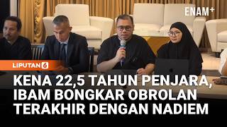 Kena 22,5 Tahun Penjara, Eks Konsultan Mendikbud Ungkap Obrolan Terakhir dengan Nadiem | Liputan6