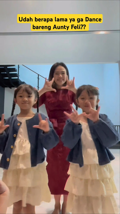 DJ VIRAL REMIX BARENG AUNTY FELI 🥳😍 #kembar #twins #jogetviral #dance #shorts