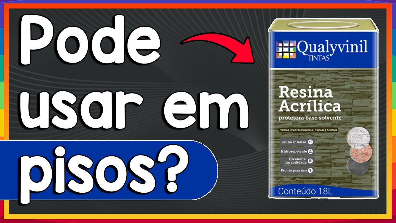 Para Que Serve a Resina Acrílica a Base De Solvente Incolor Da ...