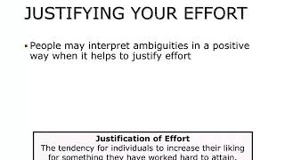 Social Psychology: Chapter 6 (Justifying our Actions)