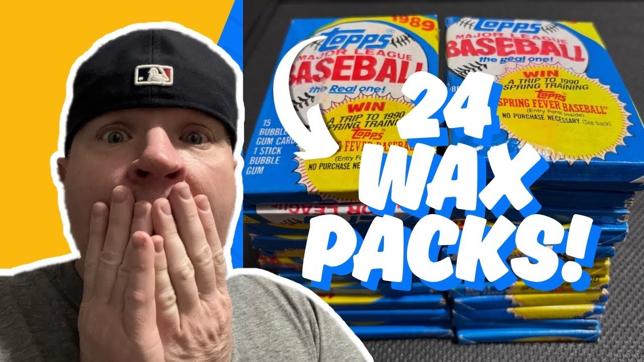 Can We Pull the Big Rookies? 24 Packs of 1989 Topps Baseball!