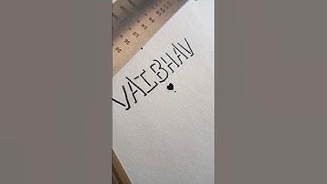 VAIBHAV 😊 Subscribe for your Name || #art #drawing #3d #name #handwriting #calligraphy #shorts #yt