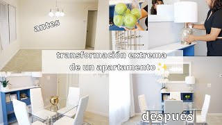 TRANSFORMACION EXTREMA DE UN APARTAMENTO/DECORACION DESDE CERO