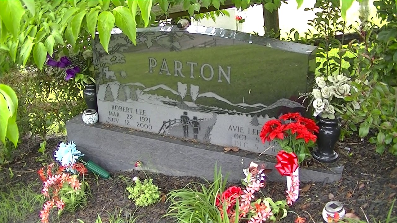 Dolly Parton's parents gravesite.Robert & Avie Parton grave in Locust