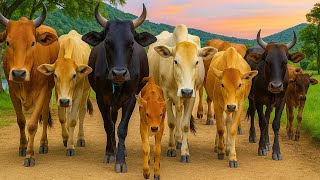 Aktivitas Sapi Lembu Dari ladang Pulang menuju kandang, Suara Sapi Moo, Sapi Lucu beramai-ramai