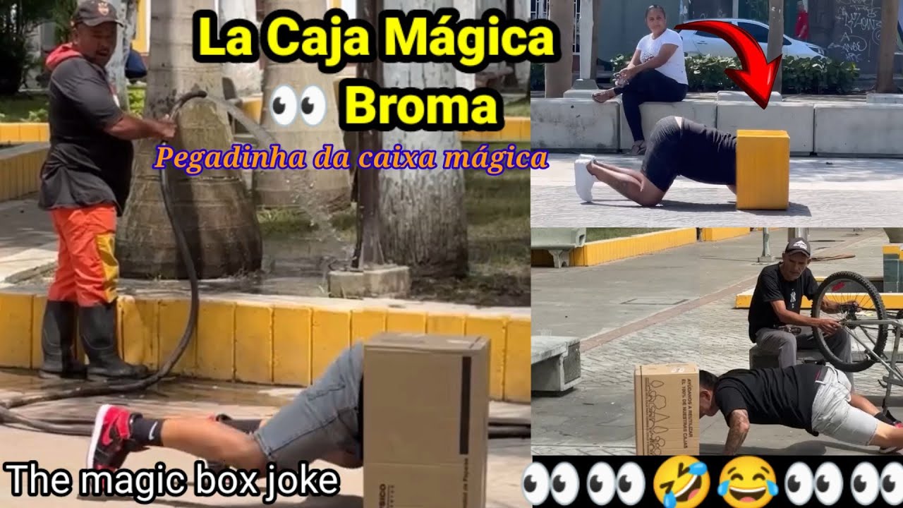 Broma la caja Mágica 🤠/ Pegadinha da caixa mágica/ the Magic box joke