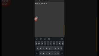 Creating a rectangle's area calculator in python #coding #code #python #codeeveryday