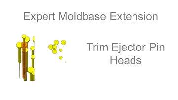 Creo Parametric - Expert Moldbase Extension - Trim Ejector Pin Heads