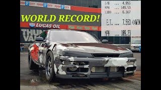 IDS 240sx sets RWD Stick Shift record while racing Cleetus in Leroy the Savage