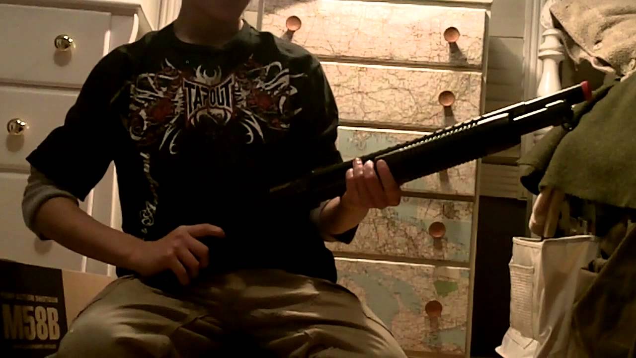 m58b airsoft shotgun YouTube