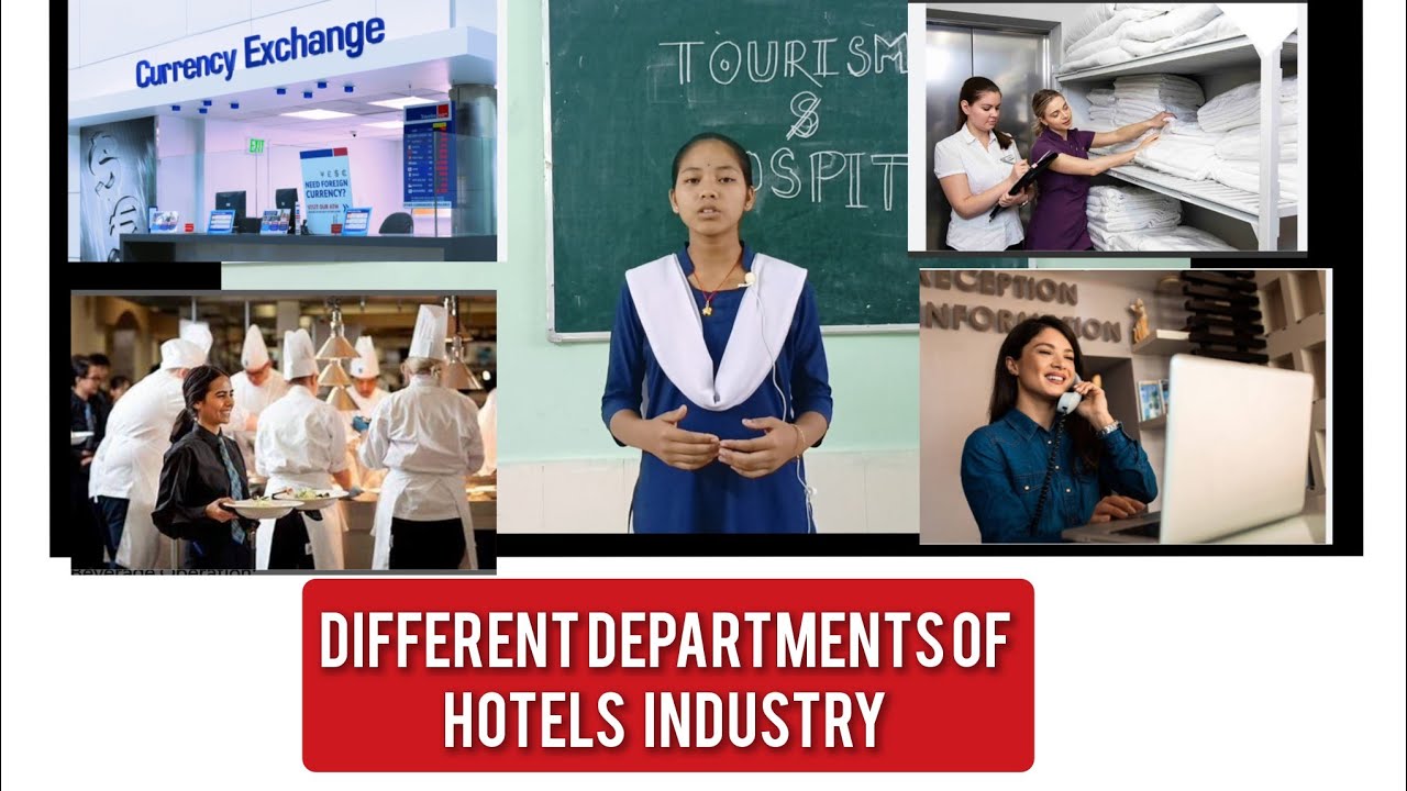 Different departments of tourism//Hotel management//services training@learningclasses