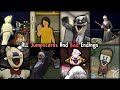 Ice Scream 1 2 3 4 5 6 7 8 - All Jumpscares &amp; Bad Endings