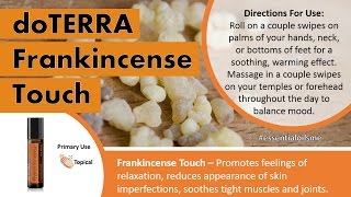 How To Use doTERRA Frankincense Touch