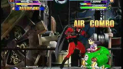 MvC2 Online (360): Brett (MSP) vs Matt (Jugg/Tron/Doom) 3 .:4.19.10:.