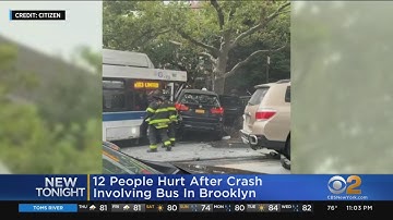 12 Injured In Multi-Vehicle Crash Involving MTA Bus