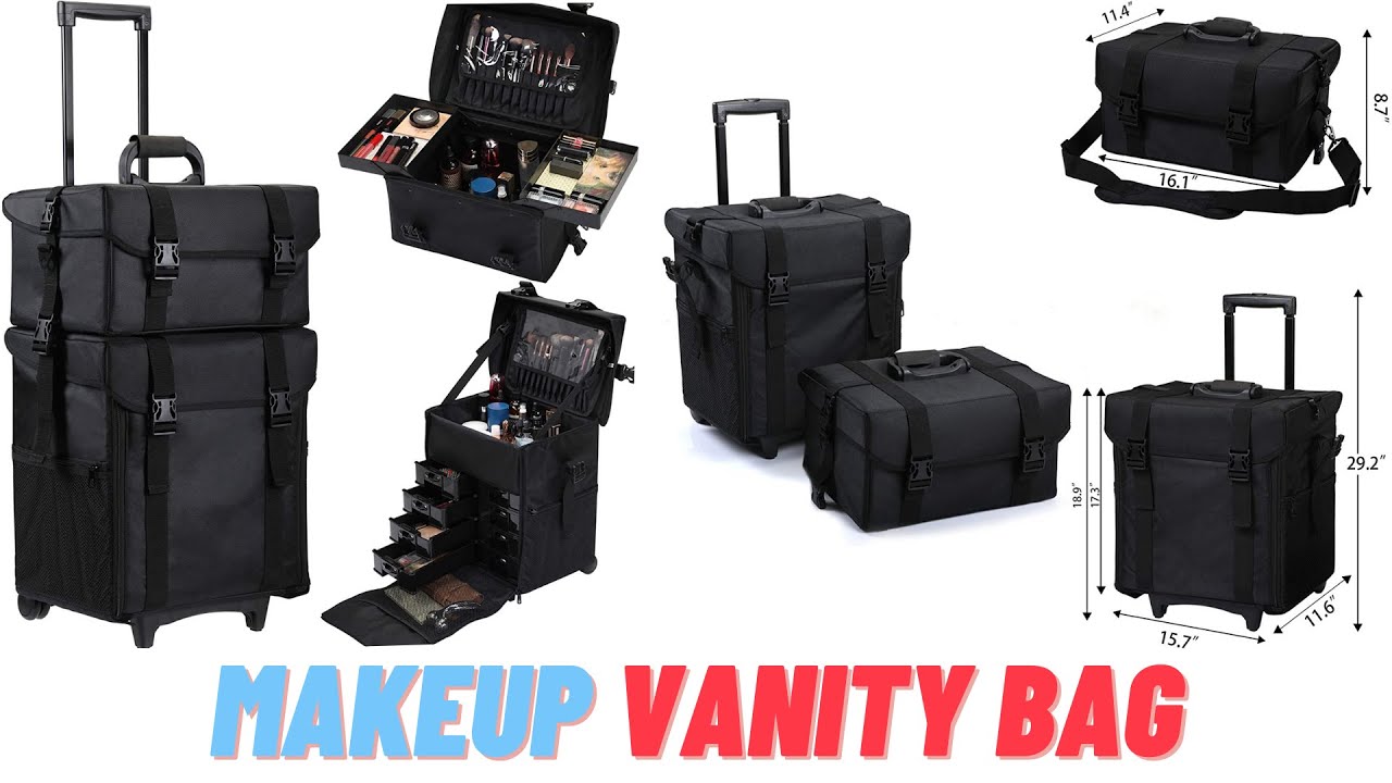 Nylon Soft Makeup Vanity trolley with wheels- Model HZB 03 Professional Makeup  Vanities | Eyelashes | Makeup Chairs and more