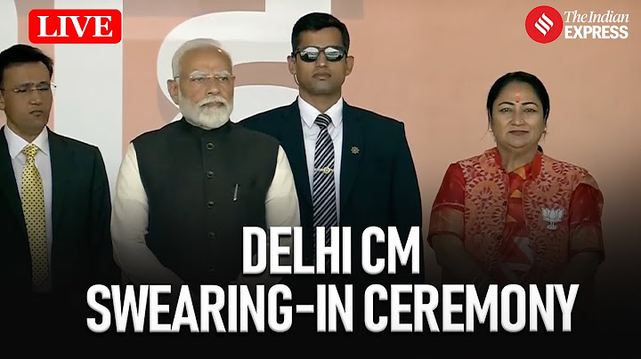 Delhi CM Oath Ceremony LIVE | Delhi CM To Take Oath of Office | Rekha Gupta | Ramlila Maidan | BJP