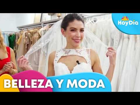 ¡En busca del vestido perfecto! Nicole Suárez se prepara para el altar | Hoy Día | Telemundo