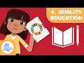Quality Education 📚 SDG 4 👨👨👧👦 Sustainable Development Goals for Kids