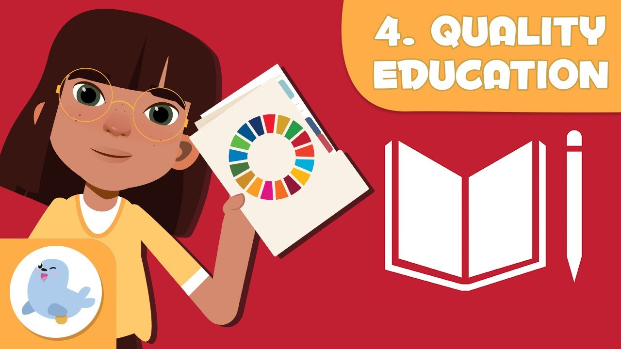 Quality Education 📚 SDG 4 👨‍👨‍👧‍👦 Sustainable Development Goals for Kids
