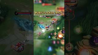 Ruby 1 of Flicker Trick | Dapinpin #ruby #mlbb #mobilelegends #dapinpin #flicker #flickertricks