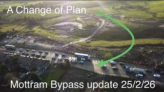 Mottram Bypass update 25/2/26 | A57 Link Roads Project | Mottram Moor works