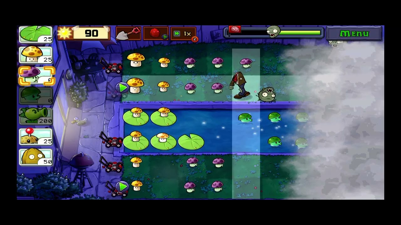 PVZ Adventure Continues – Pool: Night 1 | Full Gameplay