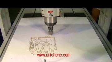 UNICH 6090 CNC Router engraving video