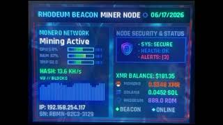 Rhodeum Beacon Prototype