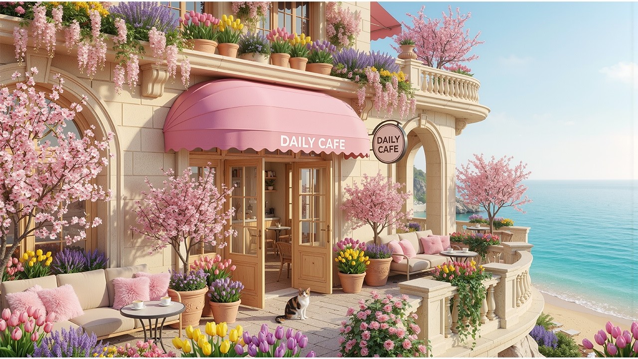 Soft Relaxing Jazz Perfect for Studying, Working,Reading – Ocean Sounds & Inner Peaceful Atmosphere