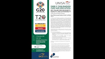 Early Childhood Care and Education: Key Pillar for Solidarity, Equality and Sustainability