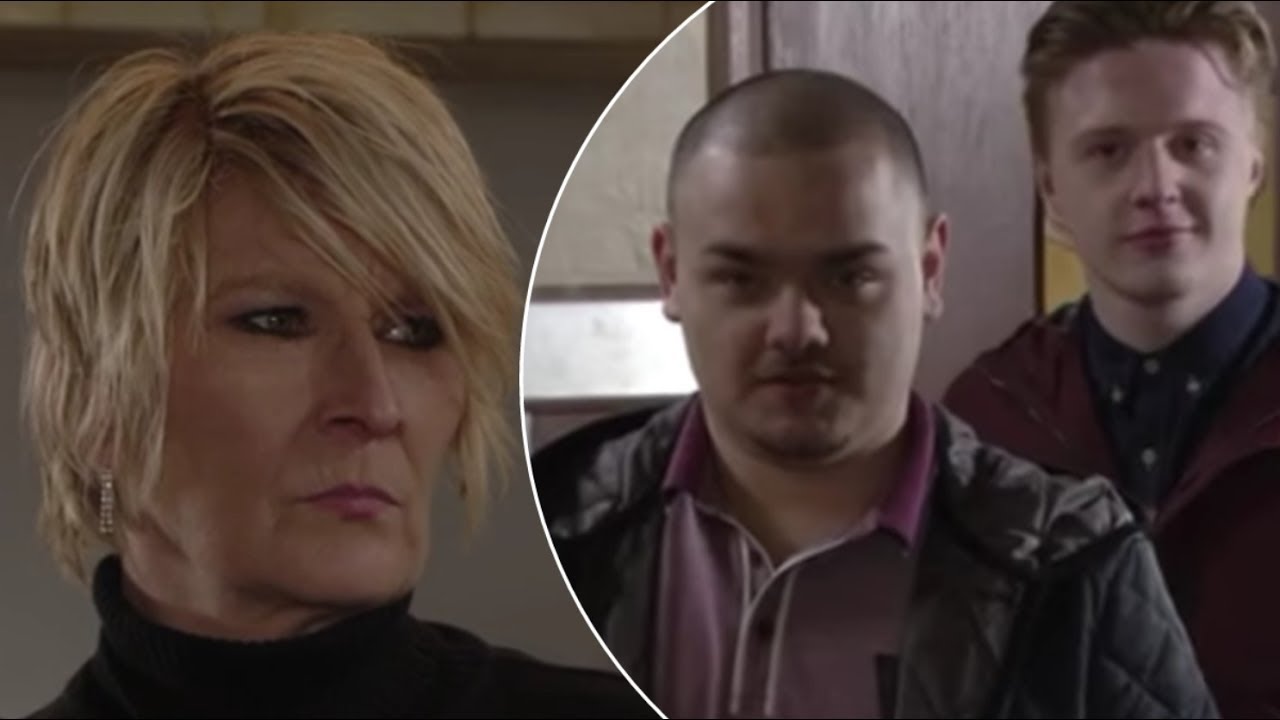 EastEnders - Shirley Carter Vs. Jake & Rowly (16th April 2013)