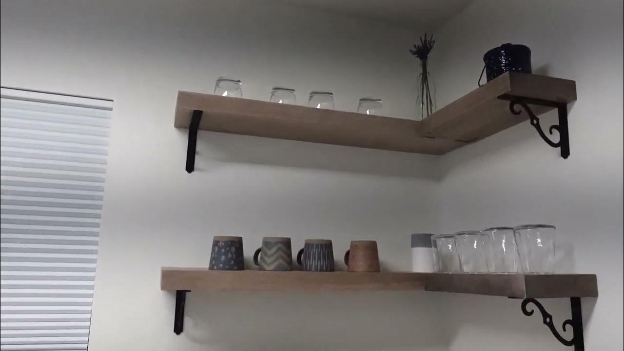 Pros and Cons of Corner Floating Shelves, Oak Corner Shelves Wall
