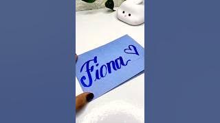 Fiona name calligraphy #shortsfeed #calligraphy #fiona #viral