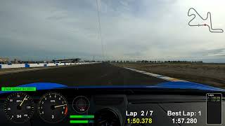Buttonwillow The Circuit (Feb 12, 2025) - 718 GT4 - Best 2 Laps (1:54)