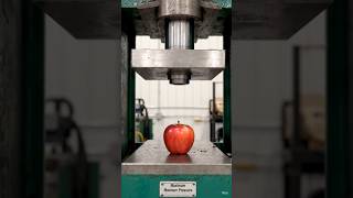 unexpected 😱#apple in hydrolic press #ai #trending #video #crushing #viral #shorts #reels #funny