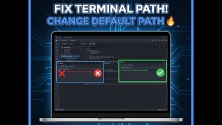 How to change VScode terminal Path | File not Found in the directory error solved | 2mins tutorial