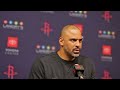 Ime Udoka, post-game Rockets vs Cavaliers