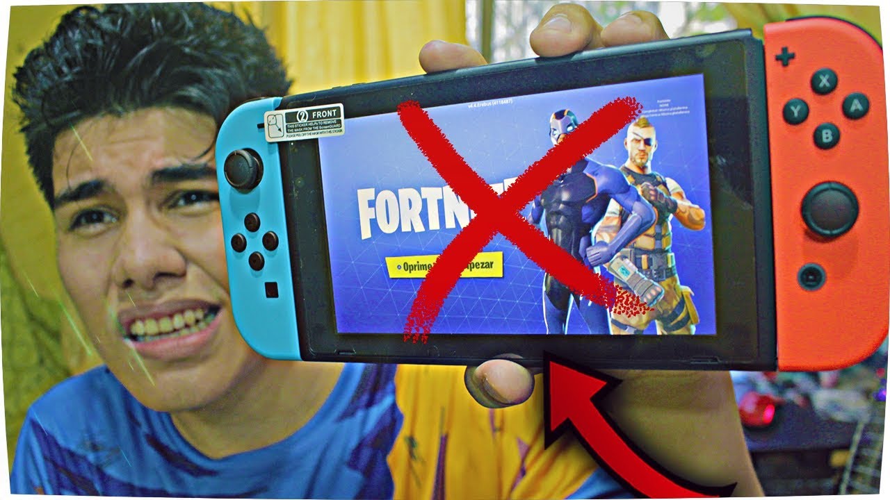 COMPRO NINTENDO SWITCH para JUGAR FORTNITE y PASA ESTO ...