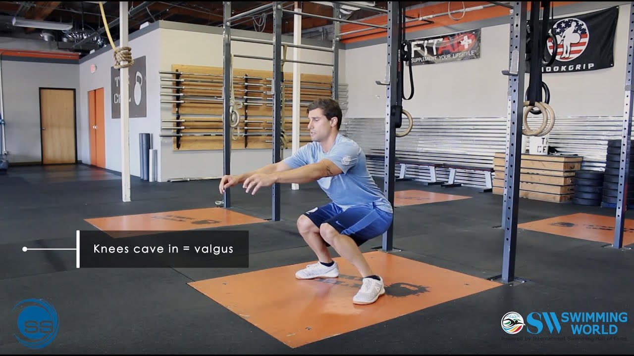 Swimmer Strength Tech Tip Squat Problems YouTube