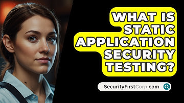 What Is Static Application Security Testing? - SecurityFirstCorp.com
