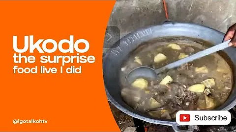 Perfect Delta Ukodo -Yam, Goat, Green Plantain and PepperSoup.