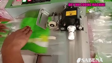 SDIC380F solid ink dry coding machine, motorized  batch coding machine in Chennai