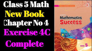 Class 5 New Book Exercise 4C Complete Chapter 4 Albakio Mathematics 