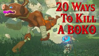 20 Ways to Kill a Bokoblin | The Legend of Zelda: Breath of the Wild