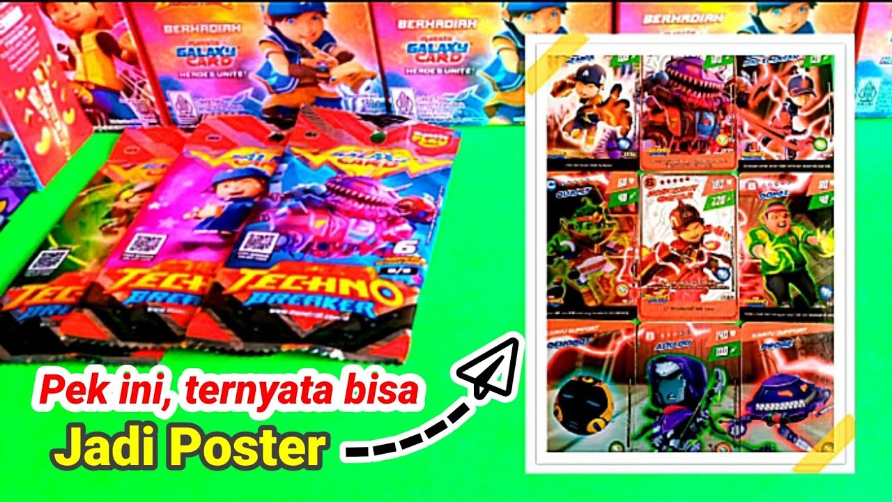 LENGKAPIN Kartu BoBoiboy Pek Techno Breaker 