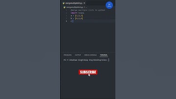 merge multiple lists in python #shorts #short