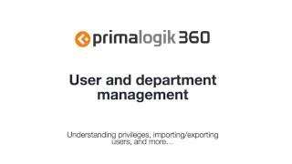 User Management Training Video - old version